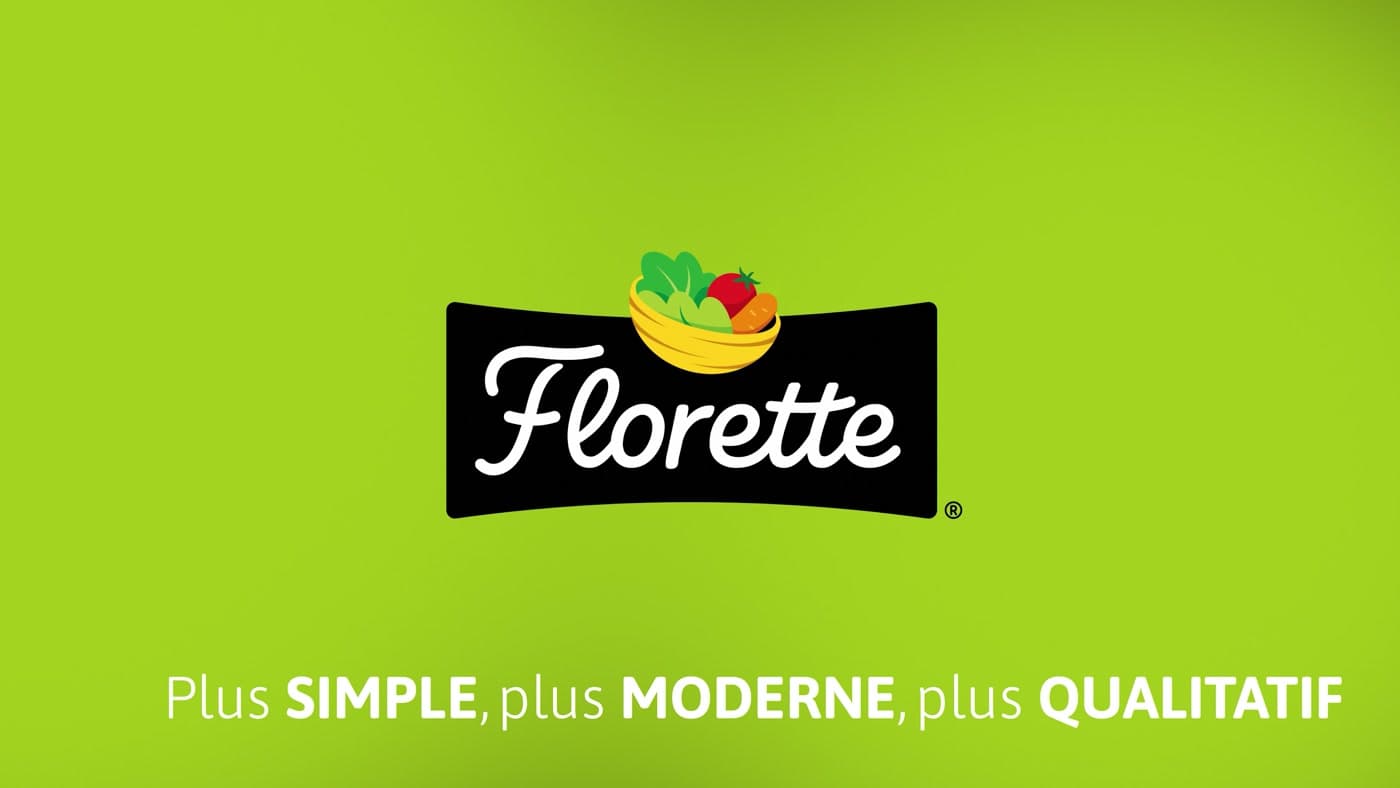 Florette Logo Reveal, motion design, réalisation Playfilm
